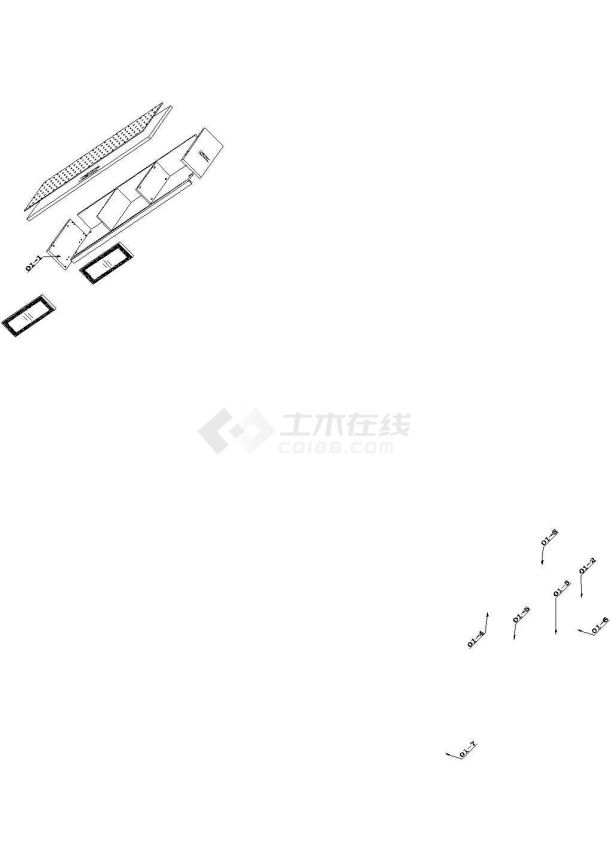 某床尾柜家具cad全套生产图纸（2套）-图二