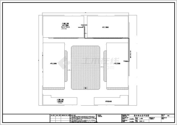 深圳某工业园区建筑、装饰、电气设备工程设计方案图-图二