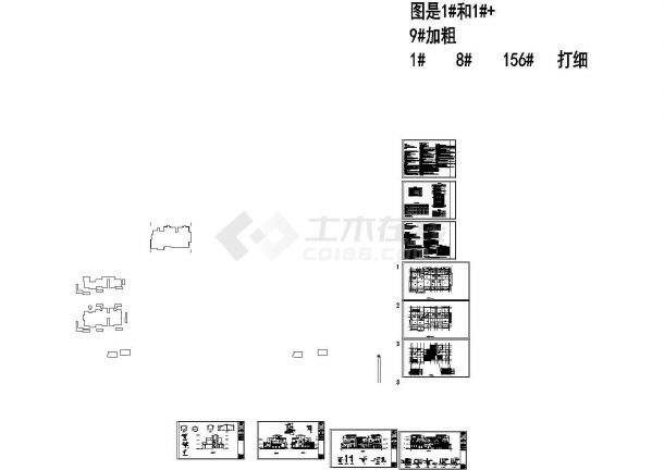 地中海风情别墅全套建筑施工图-图一