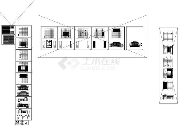 某仿古建筑全套设计施工图-图一