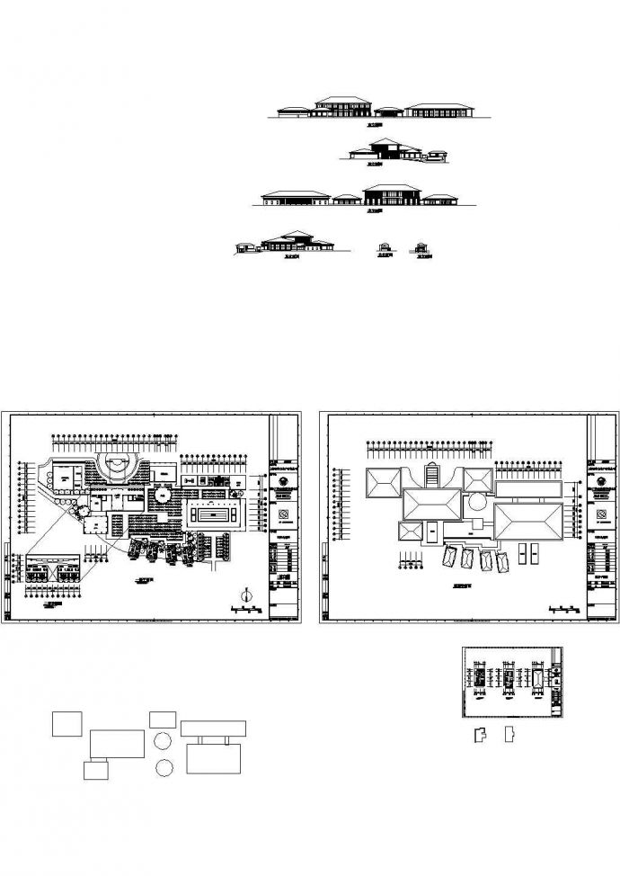 巴厘岛别墅设计CAD方案图纸_图1