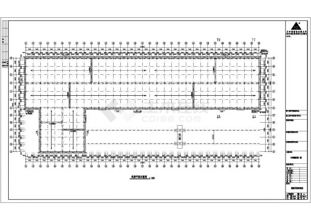 某著名公司十号厂房建筑工程CAD设计详图-图一