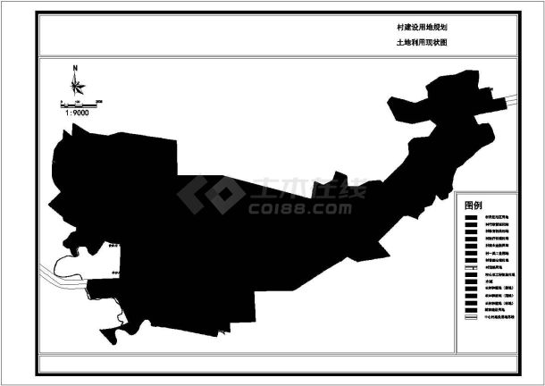 某村建设用地规划设计图（含2个CAD图）-图一