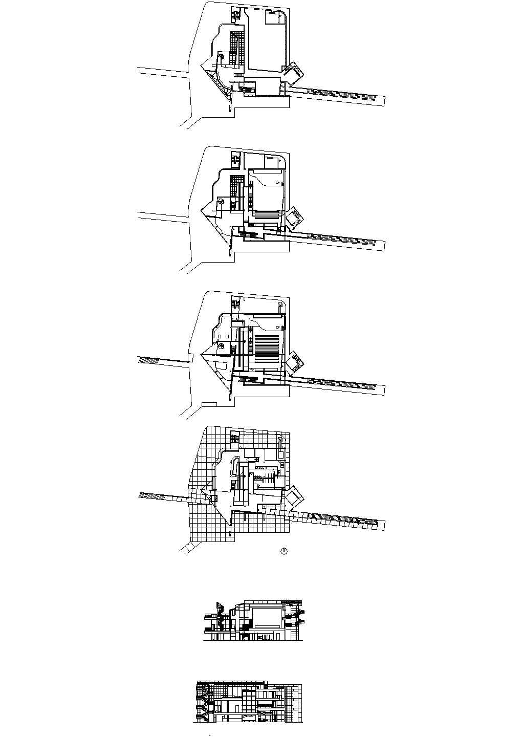 【世界名建筑】Atheneumcad图纸参考