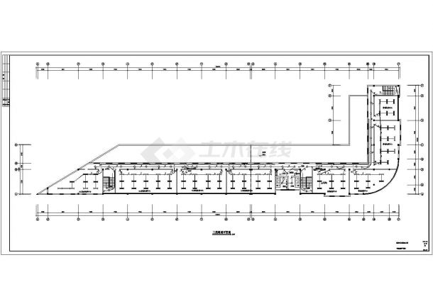 多层办公楼电气设计方案CAD施工图纸-图二