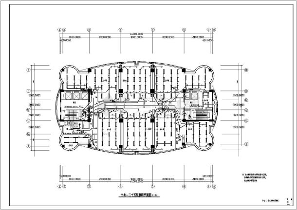 二十五层办公楼电气设计CAD施工图-图二