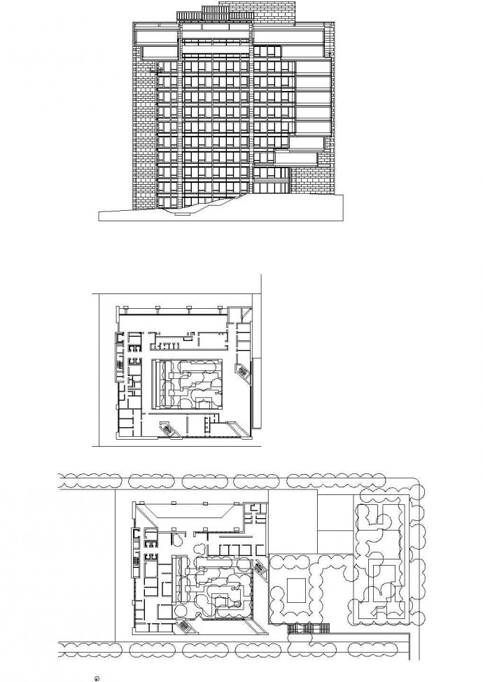 【世界著名建筑】福特基金会大楼cad图纸_图1