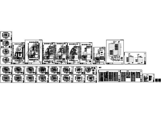 某高层综合楼空调与通风设计cad全套施工图（含设计说明）-图一