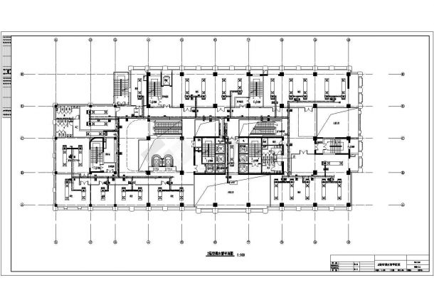 某小型多层商业楼全套暖通平面设计施工图-图二