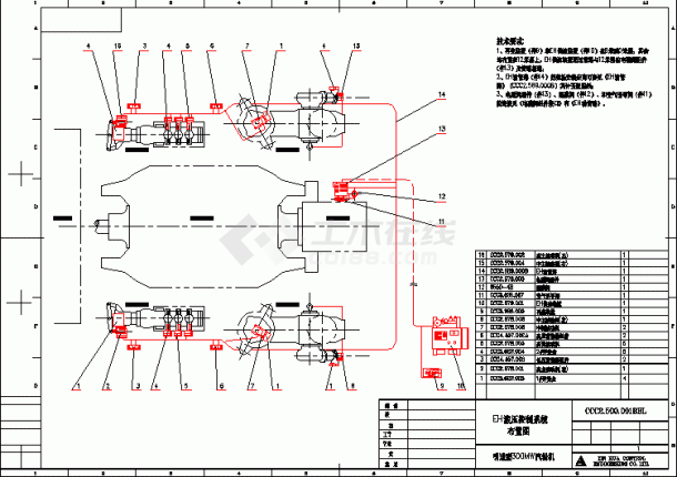 某地供油装置和汽轮机调节系统管路电气CAD设计图-图一