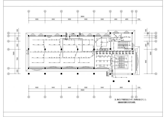 三层办公楼全套电气设计CAD施工图_图1