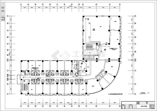 某地商务大厦电气设计CAD施工图-图一