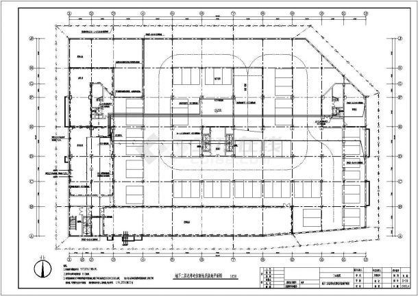 山东商业大厦强电气设计CAD施工图-图一