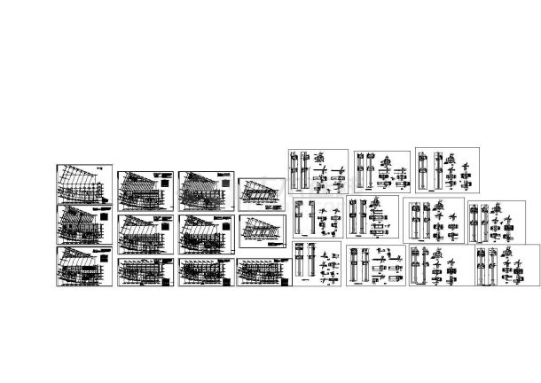 盐城某框架结构办公楼设计施工CAD图纸-图一