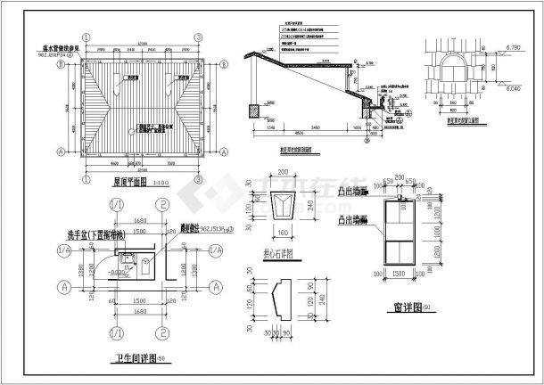 很经典的小别墅全套建筑图（含设计说明）-图一