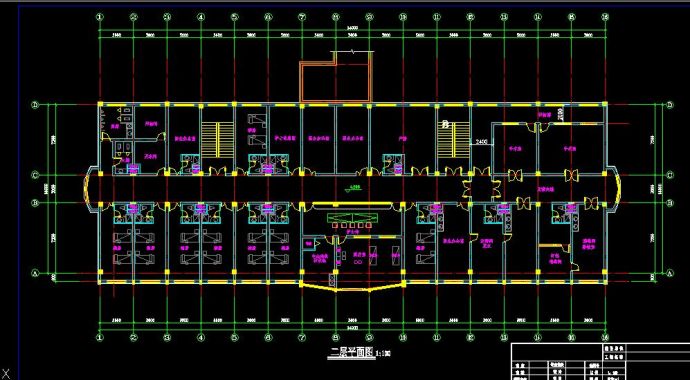 医院病房楼建筑方案图（本科毕设用）_图1