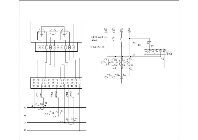 低压供配电电气cad设计常用图纸_图1