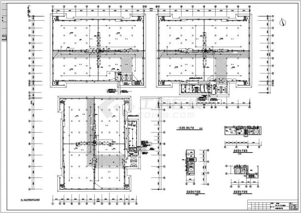 工厂库房电气设计方案CAD施工图-图二