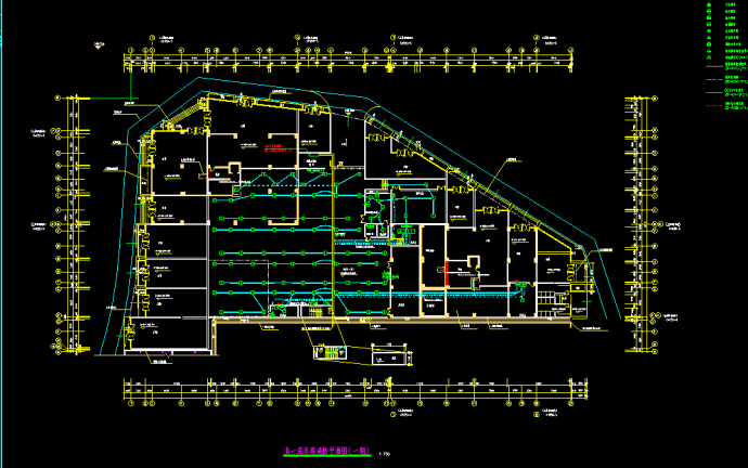 CAD车库电气施工图纸_图1