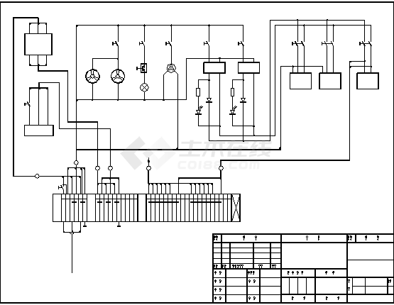 plc控制柜电气设计图纸（共5张）-图二