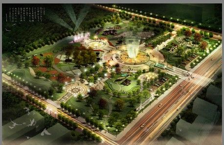 山东省日照市某广场景观规划设计-图一