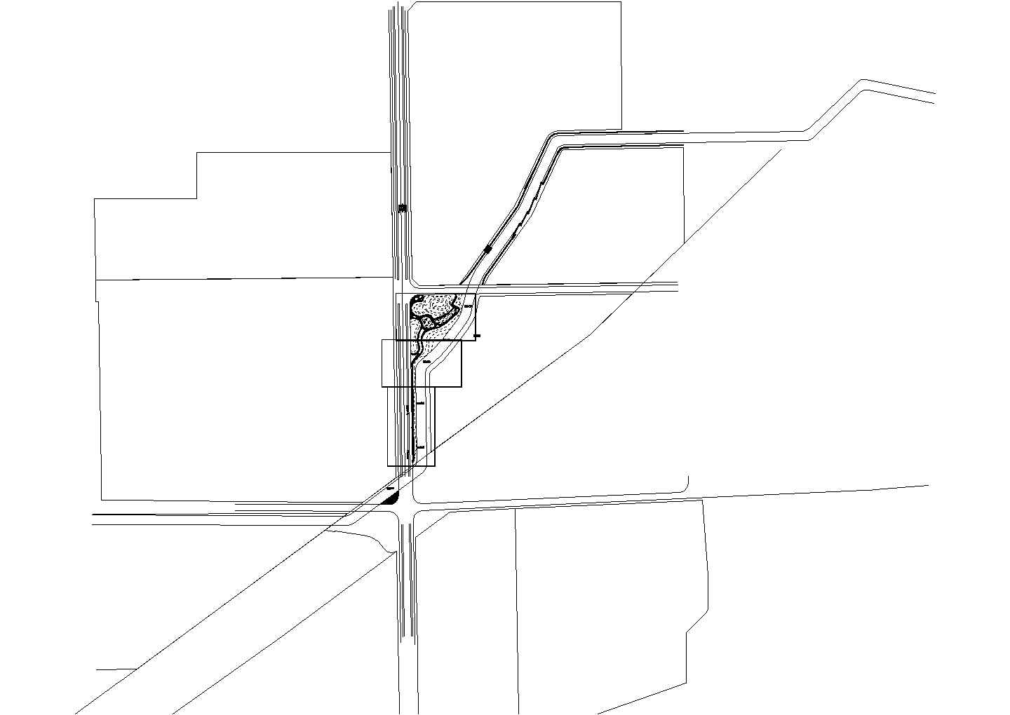 山羊港转角公园景观（土建绿化）工程CAD施工图