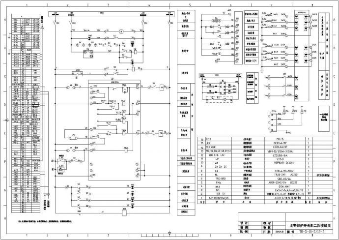 某机械厂1250kva高低压电气设计cad详细图_图1