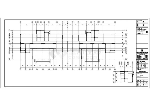 18层住宅楼结构施工图纸（共26张）-图二