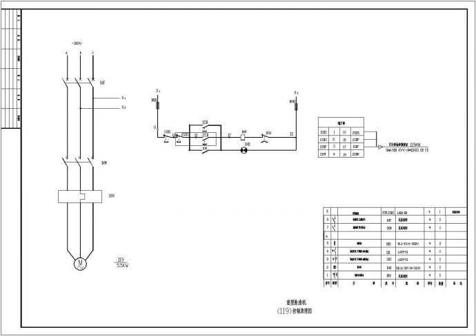 某锅炉全套电气照明设计CAD施工图_图1