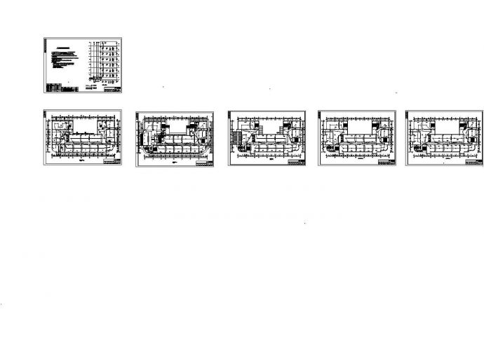 【陕西】某13483平方米地上六层大专院校教学楼电气设计图纸_图1