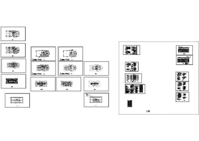 天津基地研发楼电气施工CAD图（甲级院设计，标注明细）_图1