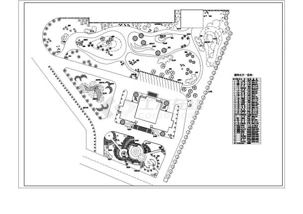 某6套单位园林景观设计CAD图纸-图二