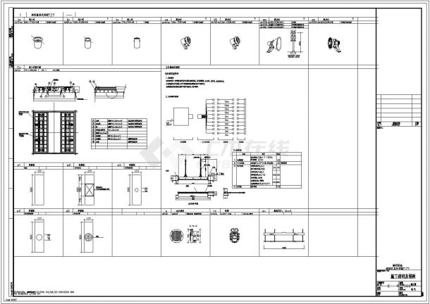 上海某203米超高层甲级写字楼强电系统CAD图纸（地标建筑）-图二