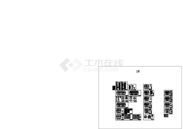 【18层】18层住宅楼土建装饰工程量计算（建筑、结构图、计算表、广联达）-图二