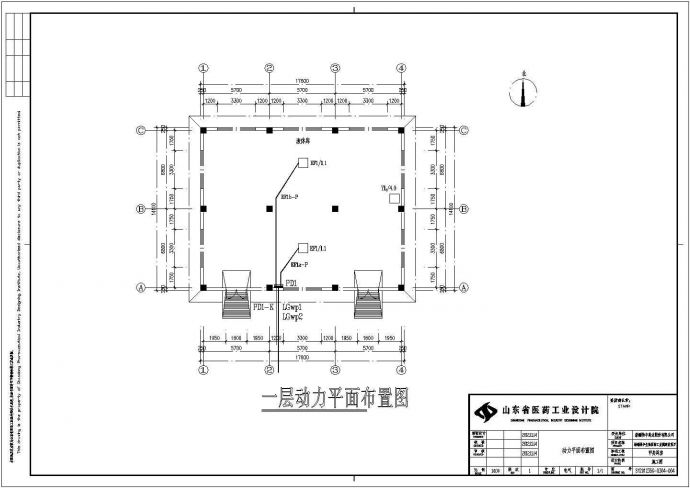 小规模甲类仓库电气系统CAD套图_图1