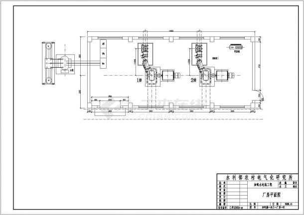 某地区加略水电站工程厂房结构钢筋图（技施阶段）-图二