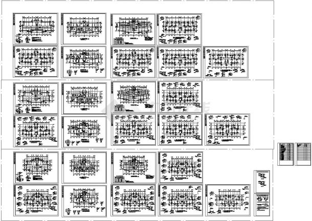 某高层框剪结构住宅楼设计cad全套结构施工图（甲级院设计，29张图）-图一