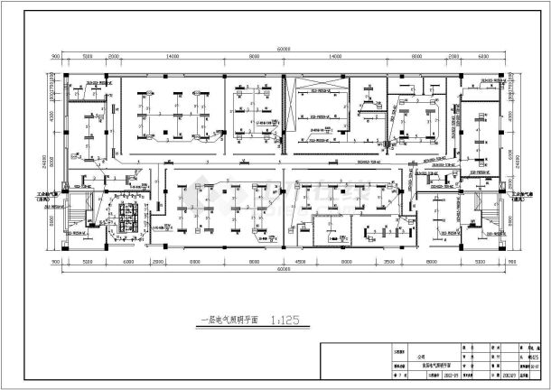 某首饰厂电气设计方案CAD施工图-图二