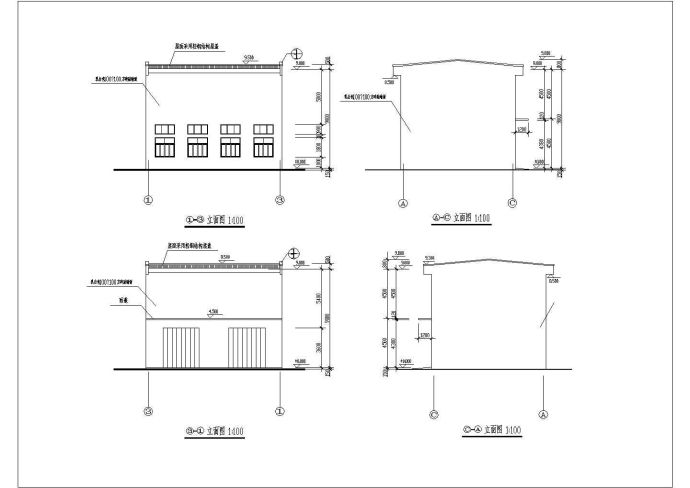 某地小型厂房建筑图纸（含设计说明）_图1