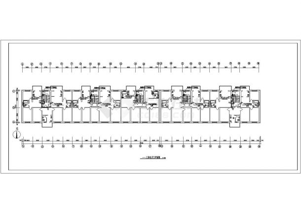 公寓宿舍楼电气设计cad图纸施工方案-图一