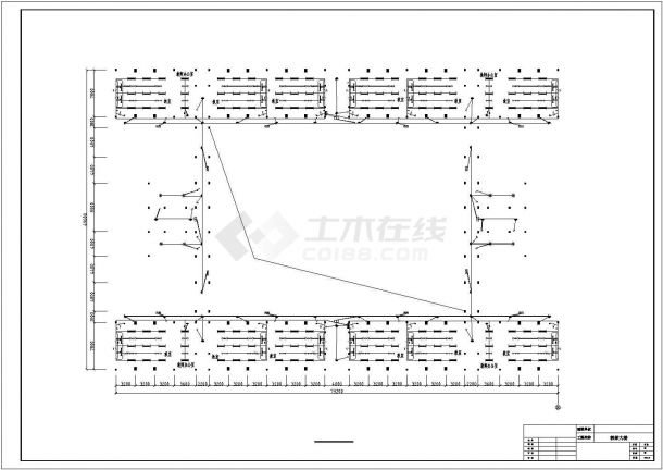 六层教学楼电气设计方案CAD施工图-图二