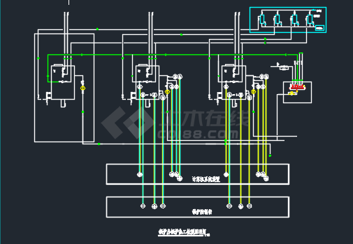 锅炉房、氮站改造电气设计CAD图纸-图二