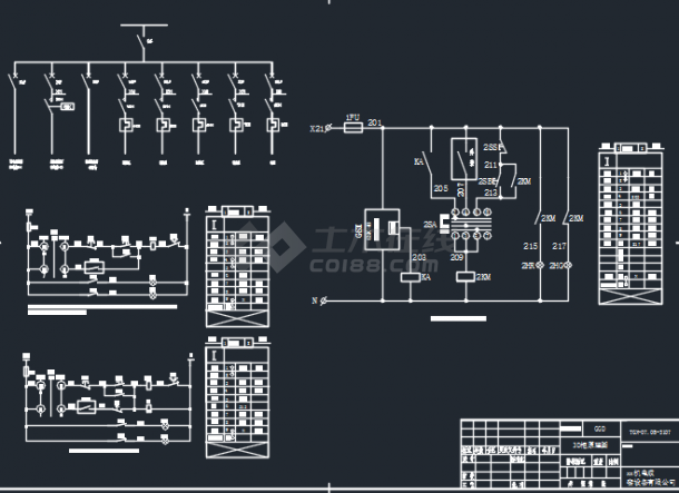 采油厂油区联合站电气设计CAD图-图一