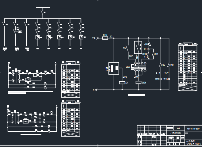 采油厂油区联合站电气设计CAD图_图1