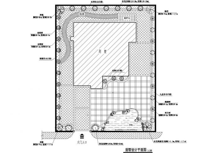 凤凰城别墅花园设计方案_图1