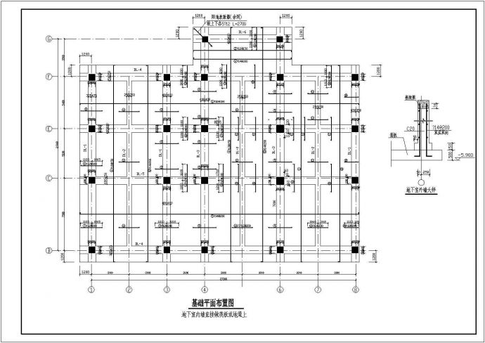 某10层框架结构酒店设计施工图纸_图1