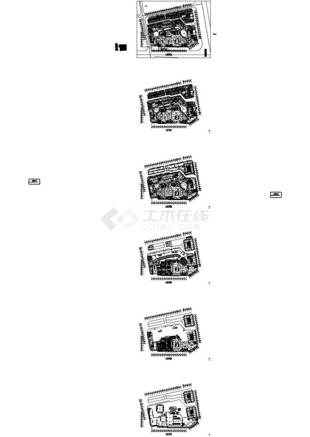 [福建]4.35万平商业综合体弱电电气施工图（12个CAD）-图一