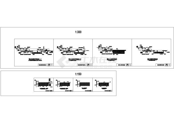 海绵城市雨水收集利用系统标准大样CAD图-图二