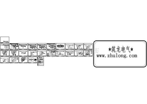 某公司恒压供水PLC控制全套CAD图纸-图一