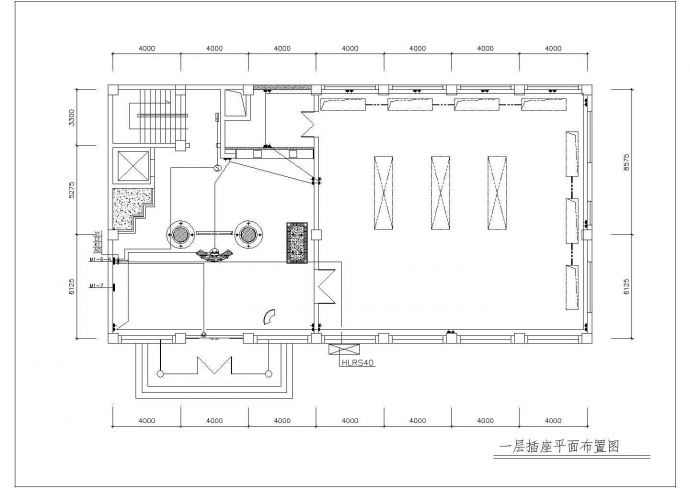 四层综合楼电气cad施工平面图纸全套_图1